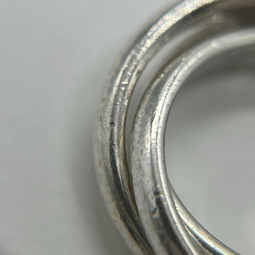 ティファニー TIFFANY トリニティリング 3連リング 12号 SV925