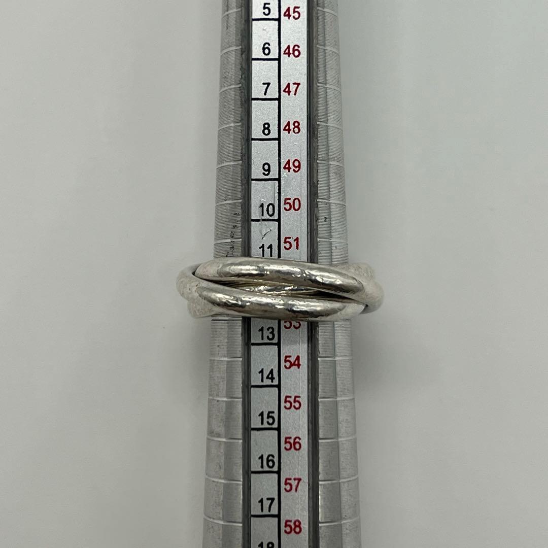 ティファニー TIFFANY トリニティリング 3連リング 12号 SV925