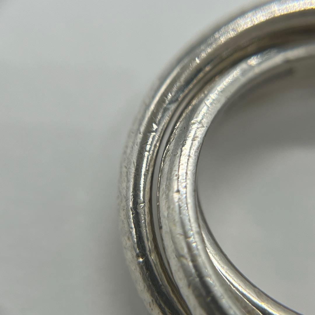 ティファニー TIFFANY トリニティリング 3連リング 12号 SV925