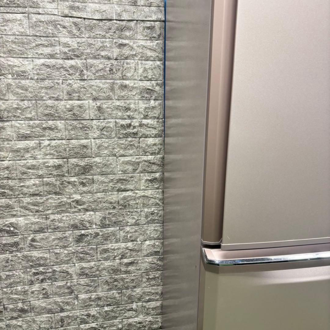 628 三菱　家庭用冷蔵庫　大型　自動製氷機付　保証込み　300L強