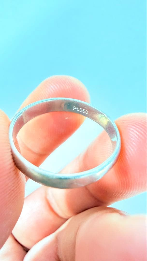 marie claireプラチナ950 シンプルリング