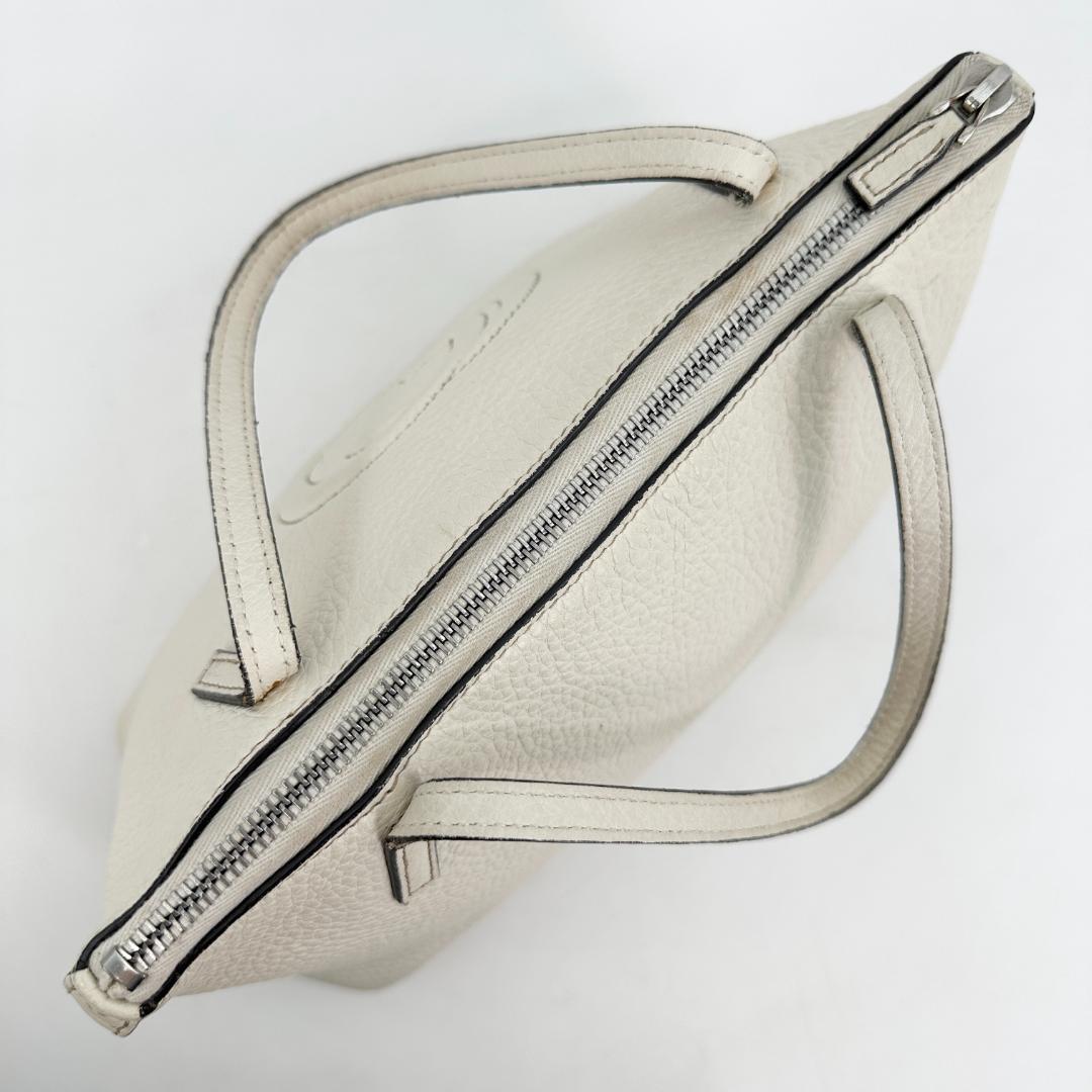 【保存袋付】GUCCI ソーホー アイボリー ハンドバッグ ミニバッグ