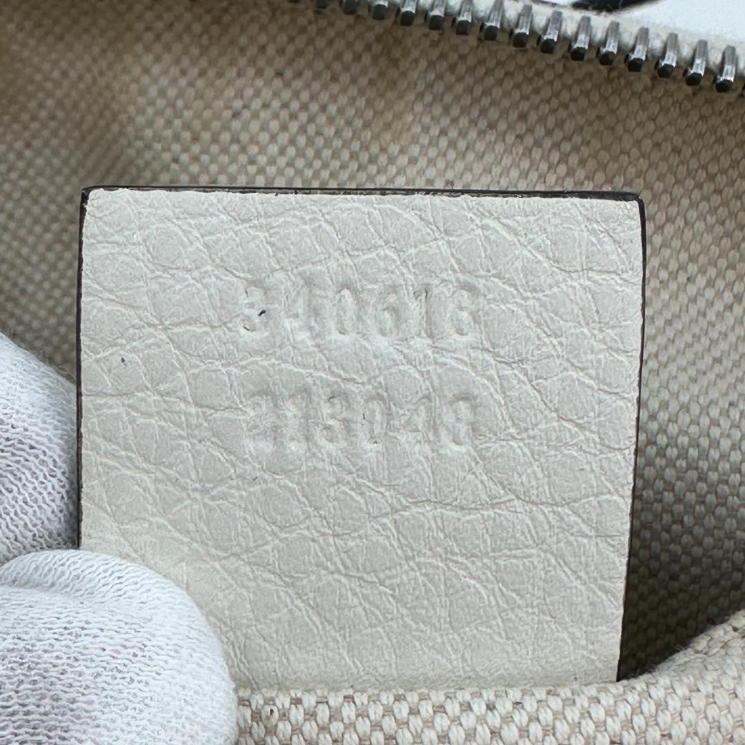 【保存袋付】GUCCI ソーホー アイボリー ハンドバッグ ミニバッグ