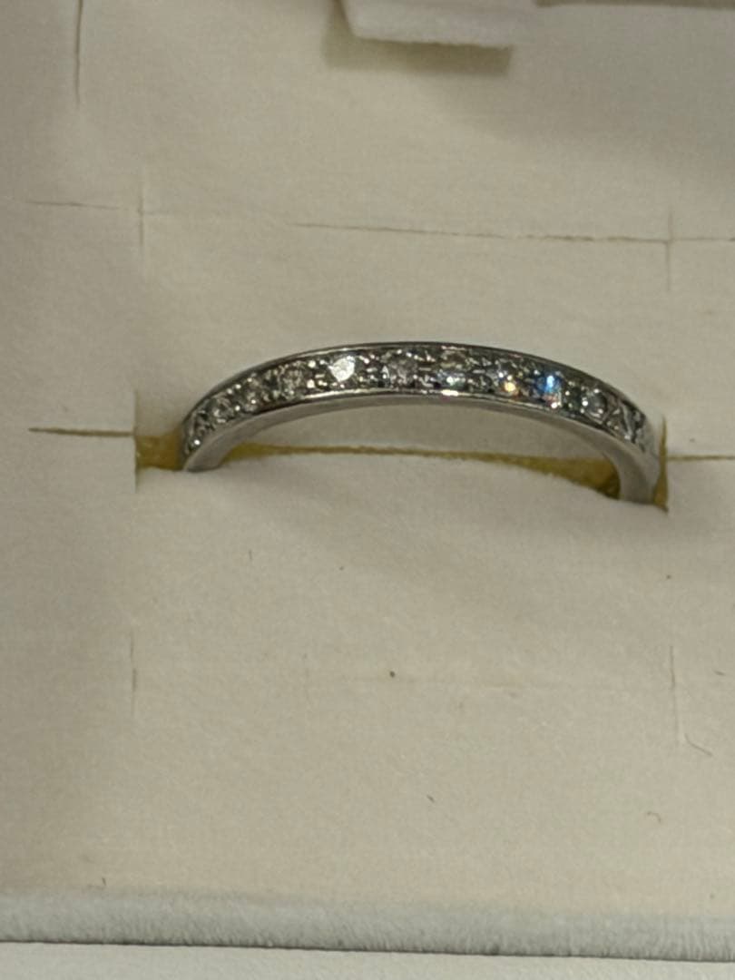 4°C プラチナ950 ダイヤモンドリング　6号