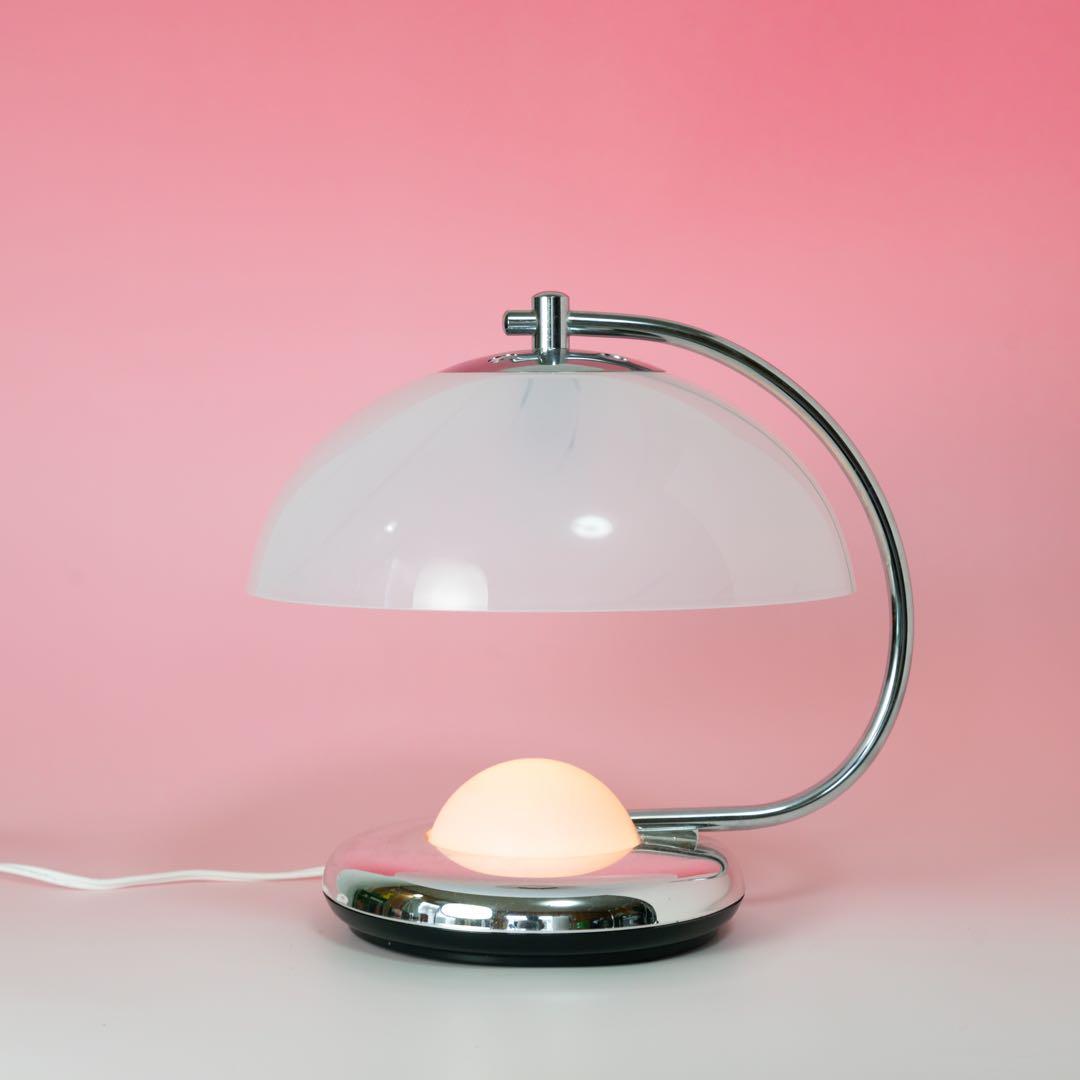 90s 昭和レトロ ミッドセンチュリー 卓上照明 ライト スペースエイジ