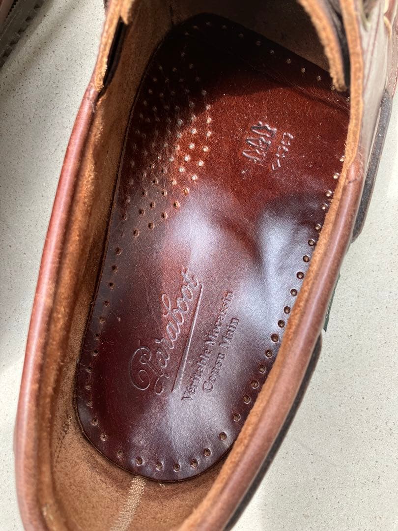 パラブーツ ブラウン デッキシューズ UK7.5