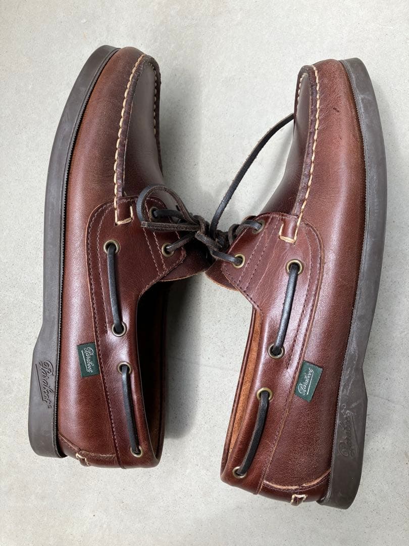 パラブーツ ブラウン デッキシューズ UK7.5