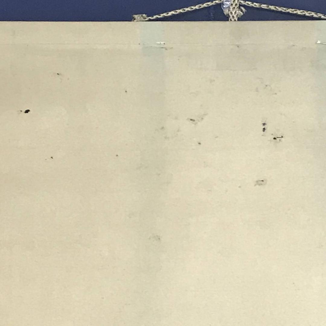 【真作】森月城/ザクロに叭叭鳥図/花鳥図/掛軸/名家伝来/AD-186