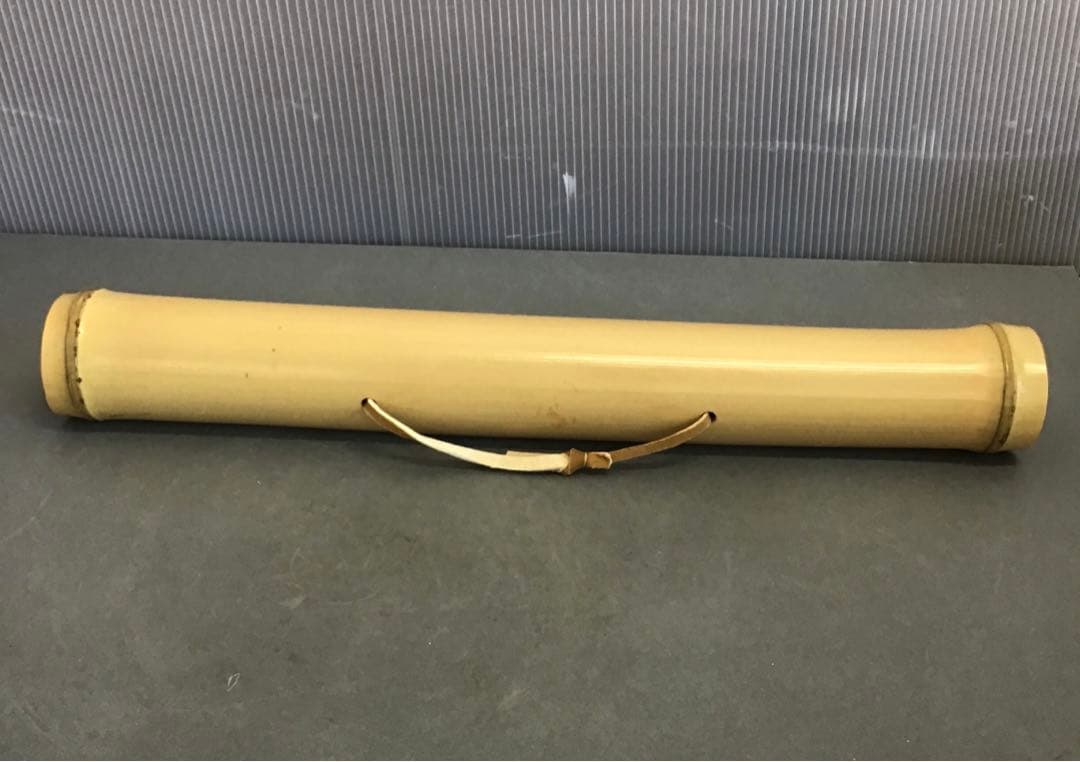 K茶道具 竹製 軸巻上(掛軸の長さ調整する時に) 紙箱 S978KJ