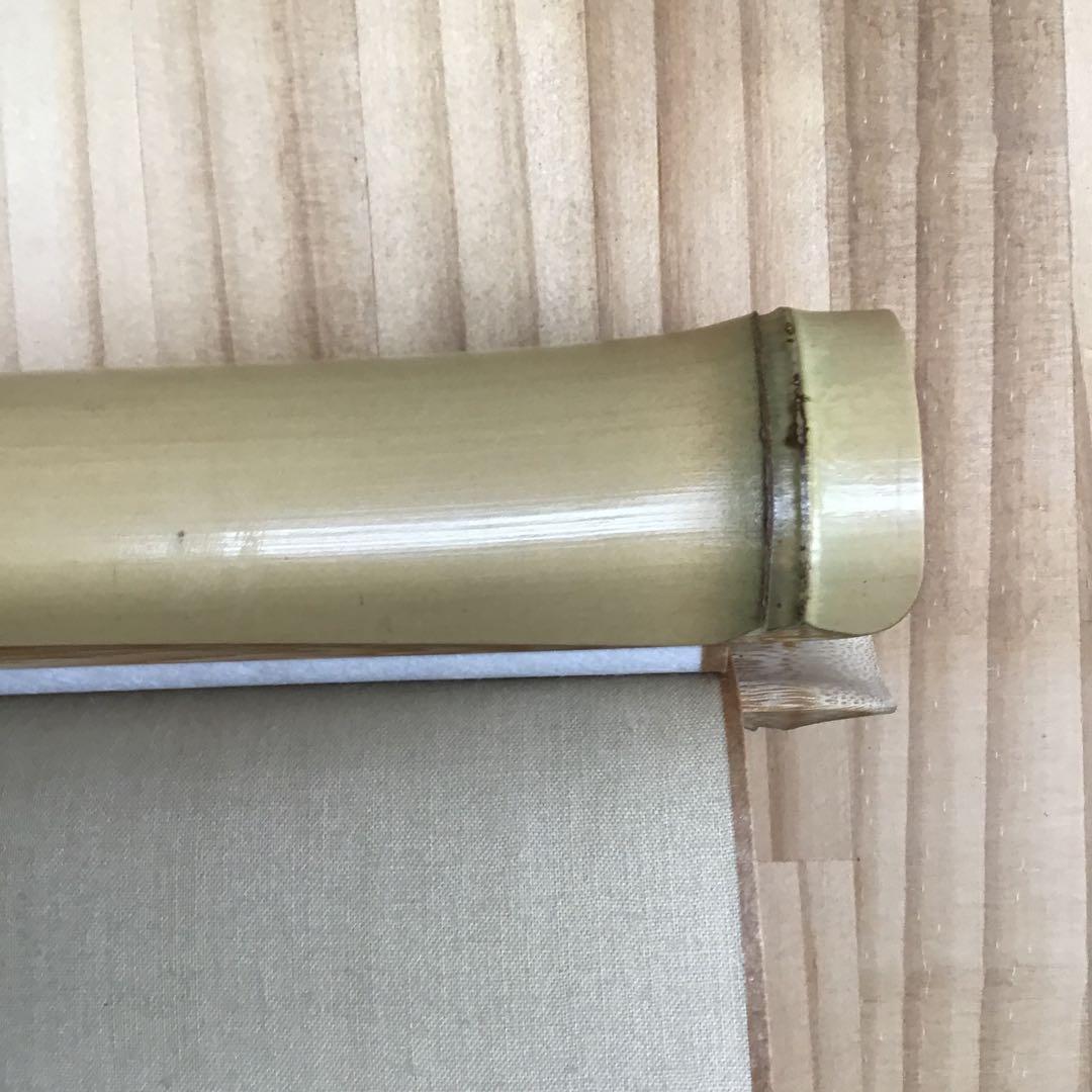 K茶道具 竹製 軸巻上(掛軸の長さ調整する時に) 紙箱 S978KJ