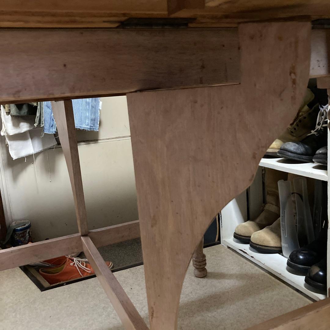 送料込み　ダイニングテーブル　直接引取り可　ヴィンテージ　アンティーク