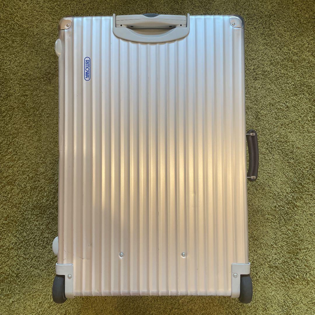 青ロゴ・廃盤モデル RIMOWA TOPAS 82L 4輪 キャリーケース 高級 廃盤品