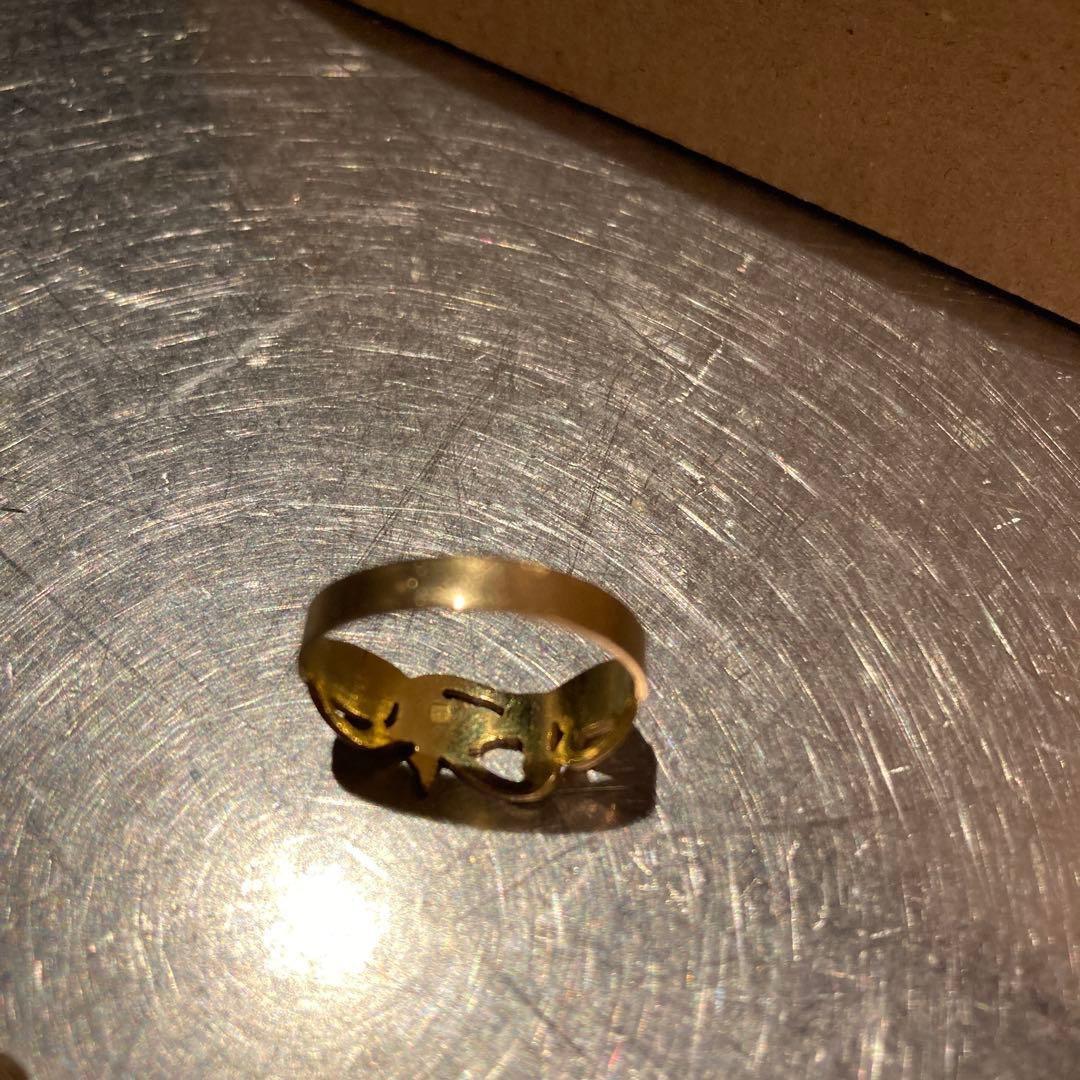 入手困難　激レア　K18エジプト製ホルスの目リング