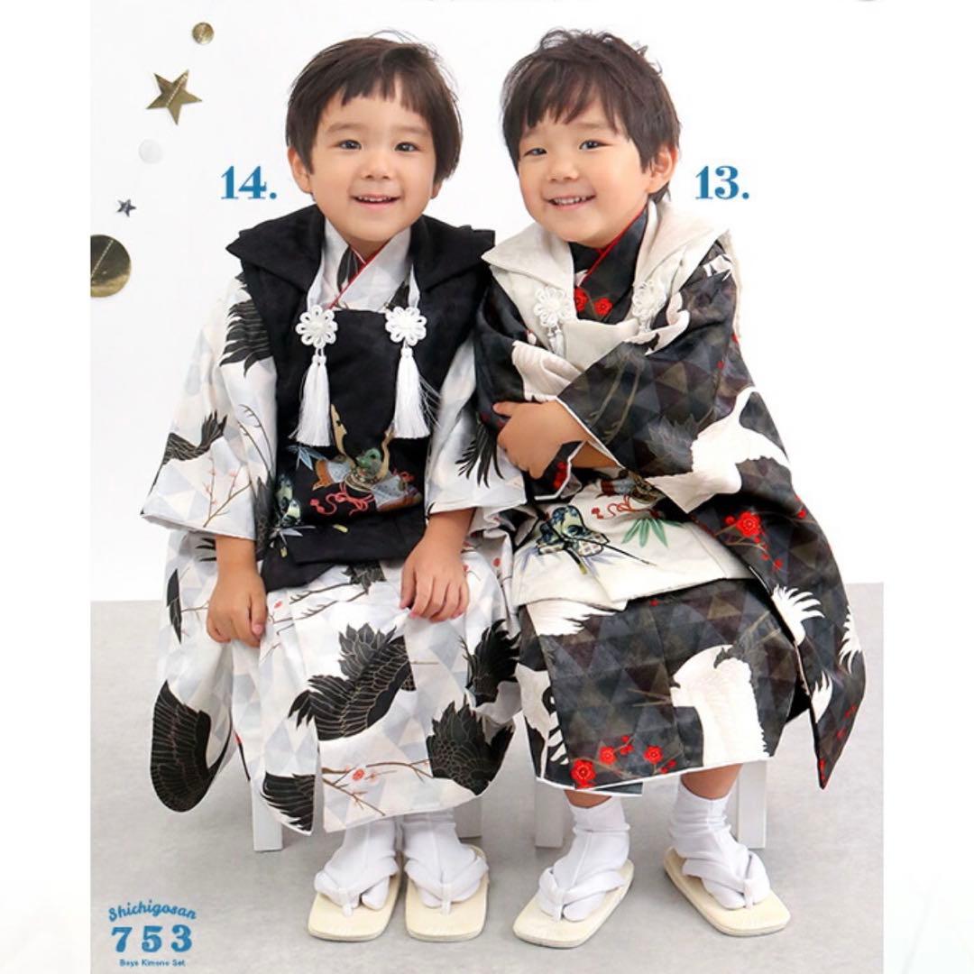 七五三　3歳　男の子　被布セット　90cm〜100cm