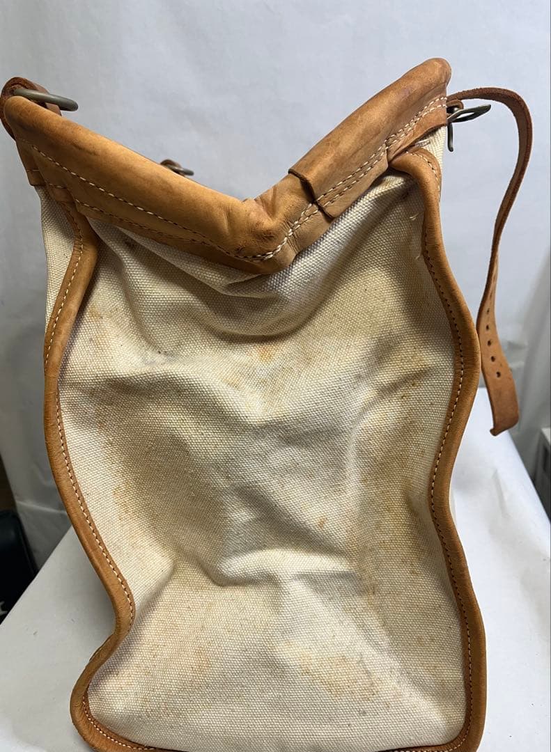 USメール キャンバス レザー usmail 激レア ヴィンテージバッグ