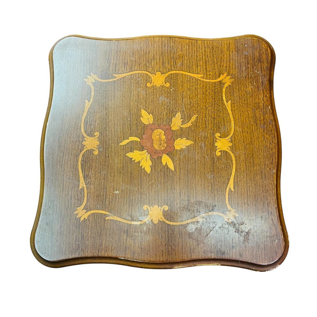 象嵌｜猫脚｜ネストテーブル3点セット