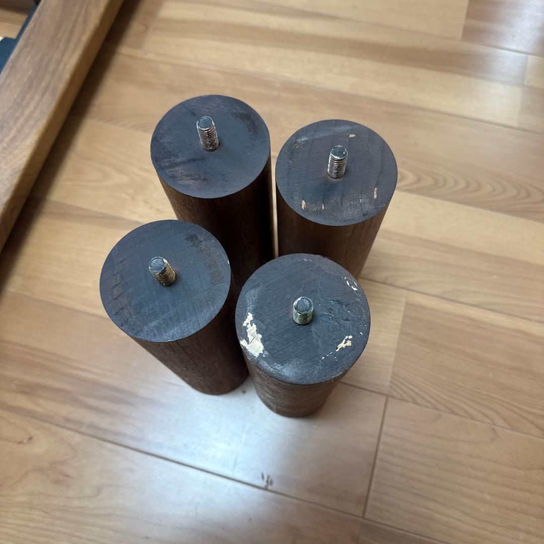 無印良品 シングルベッドフレーム 旧タイプ　訳あり品　ウォールナット