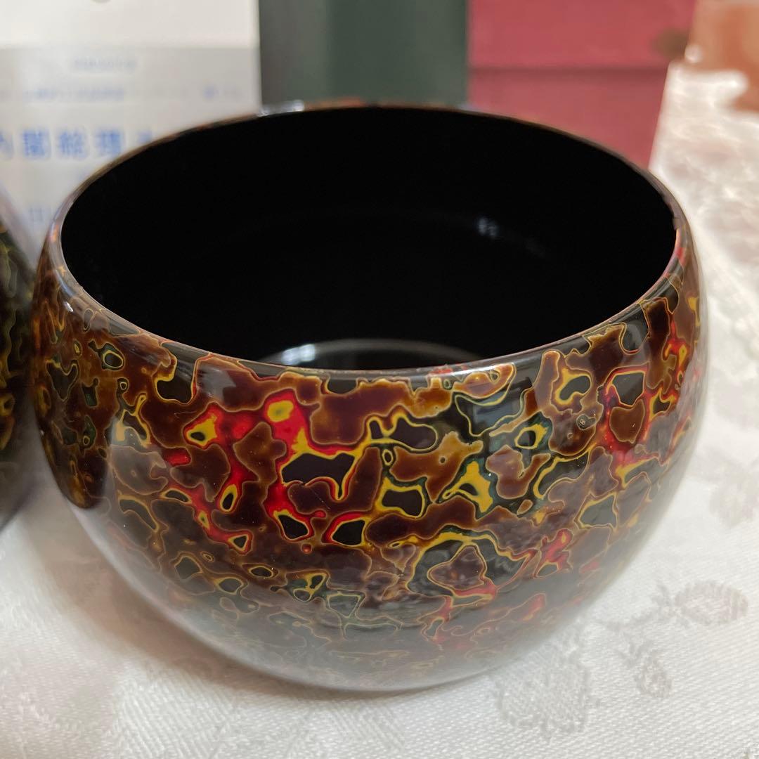 津軽塗　田中屋　ボウル　椀　2個セット　未使用