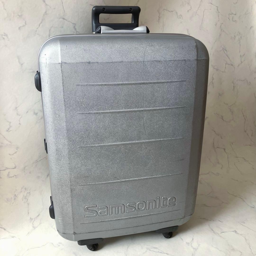 廃盤 サムソナイト シルエットMV 97ℓ スーツケース シルバー 大容量