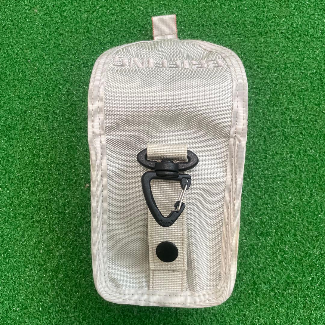 BRIEFING グレー ナイロンポーチ - メルカリ