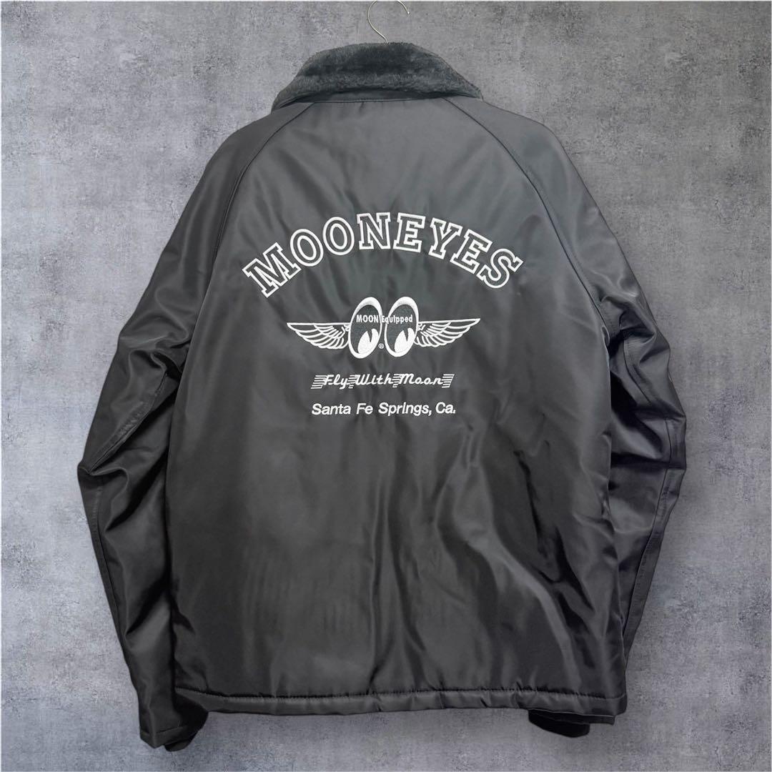 【新品】moon アウター M ブラック 厚手 ジャケット MOON 黒