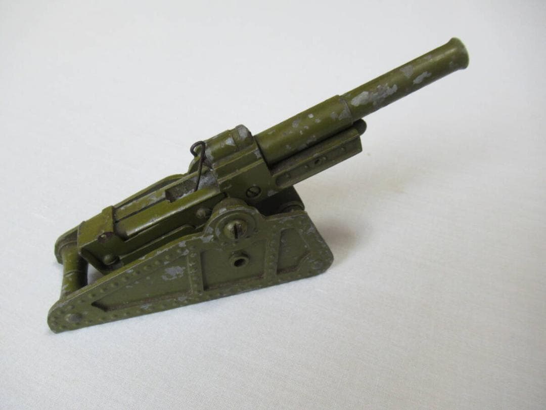 ◆希少 美品 1950年代 日本製！アンチモニー製 高射砲 玩具/おもちゃ ◇希少 美品 1950年代 日本製！アンチモニー製 高射砲 玩具/おもちゃ