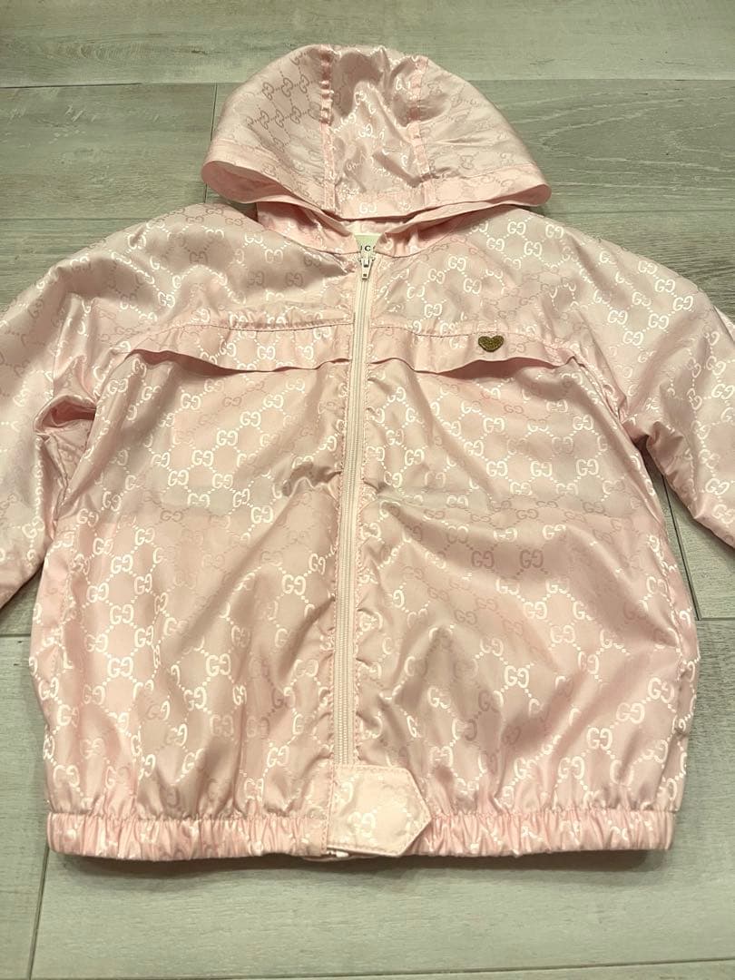 GUCCI グッチ　ブルゾン　ウインドブレーカー　36m ピンク