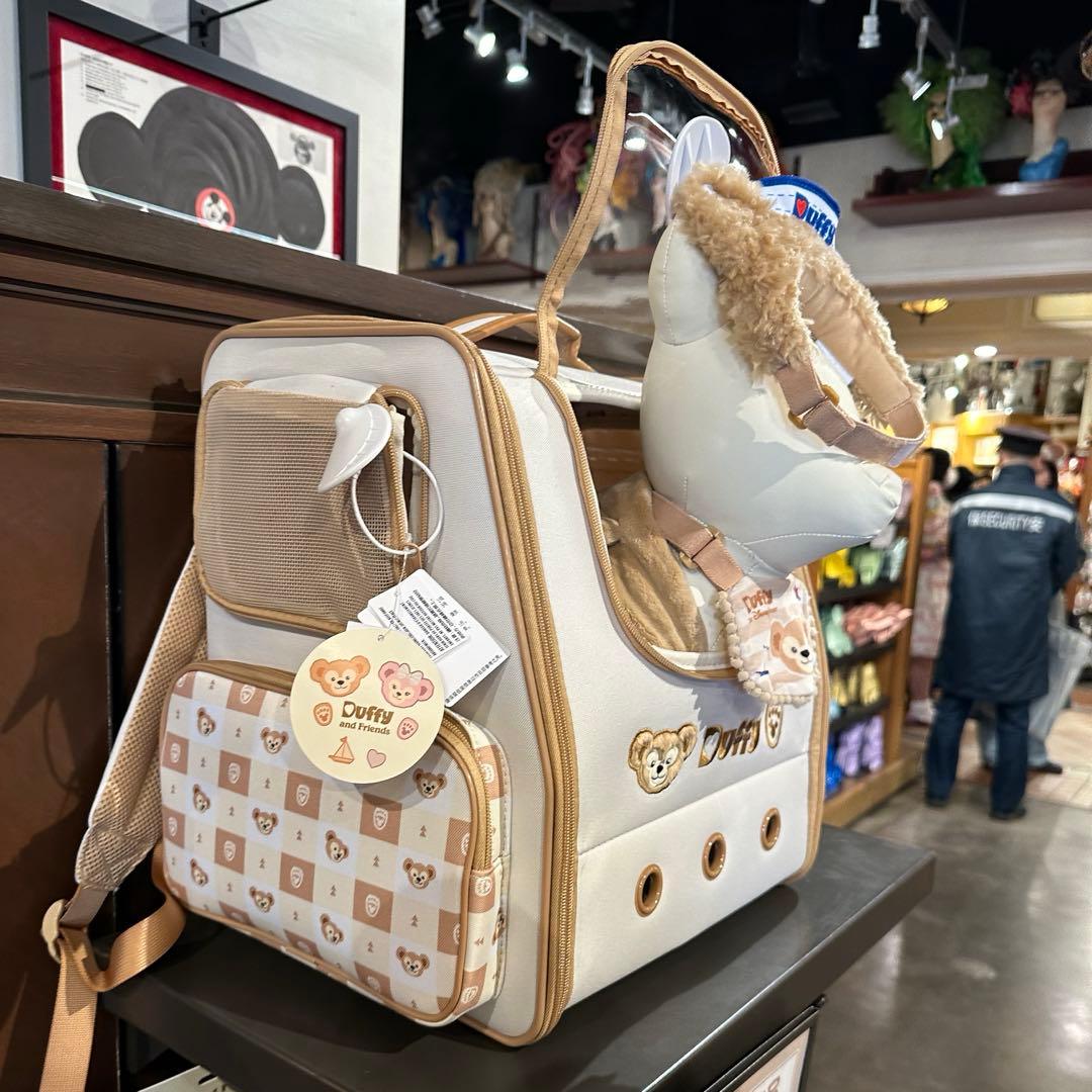 poodle2様専用 正規品 ダッフィー ペットキャリーバッグ 猫 小型犬用