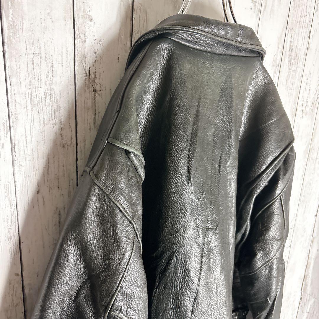 90s schott ショット シングルライダース レザージャケット 古着