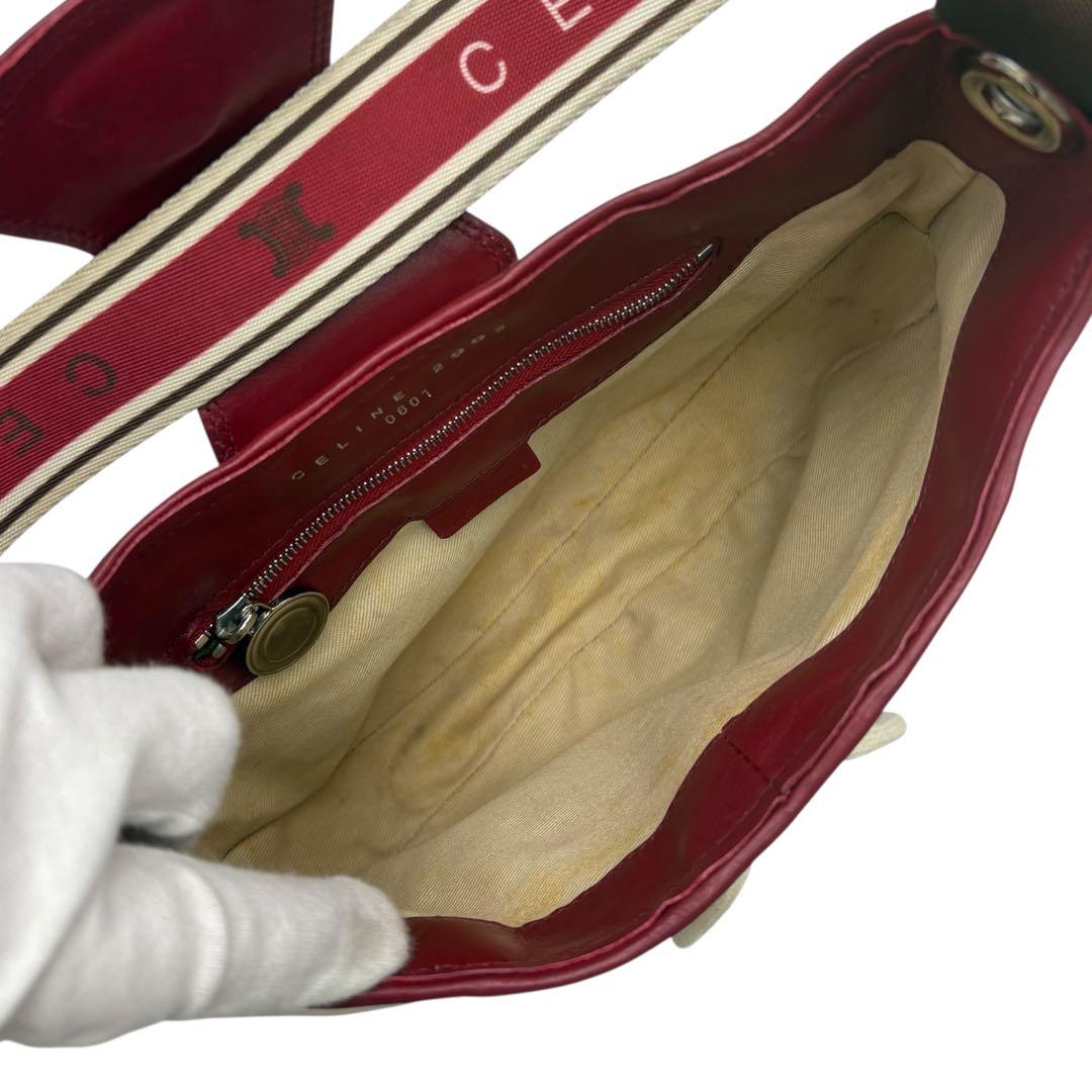 6184 美品 セリーヌ トリオンフ 2002年記念日韓ワールドカップ バッグ