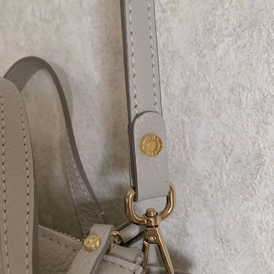 ジャンニキャリーニ　オリガミ　S グレー　ショルダーバッグ　2way 阪急百貨店