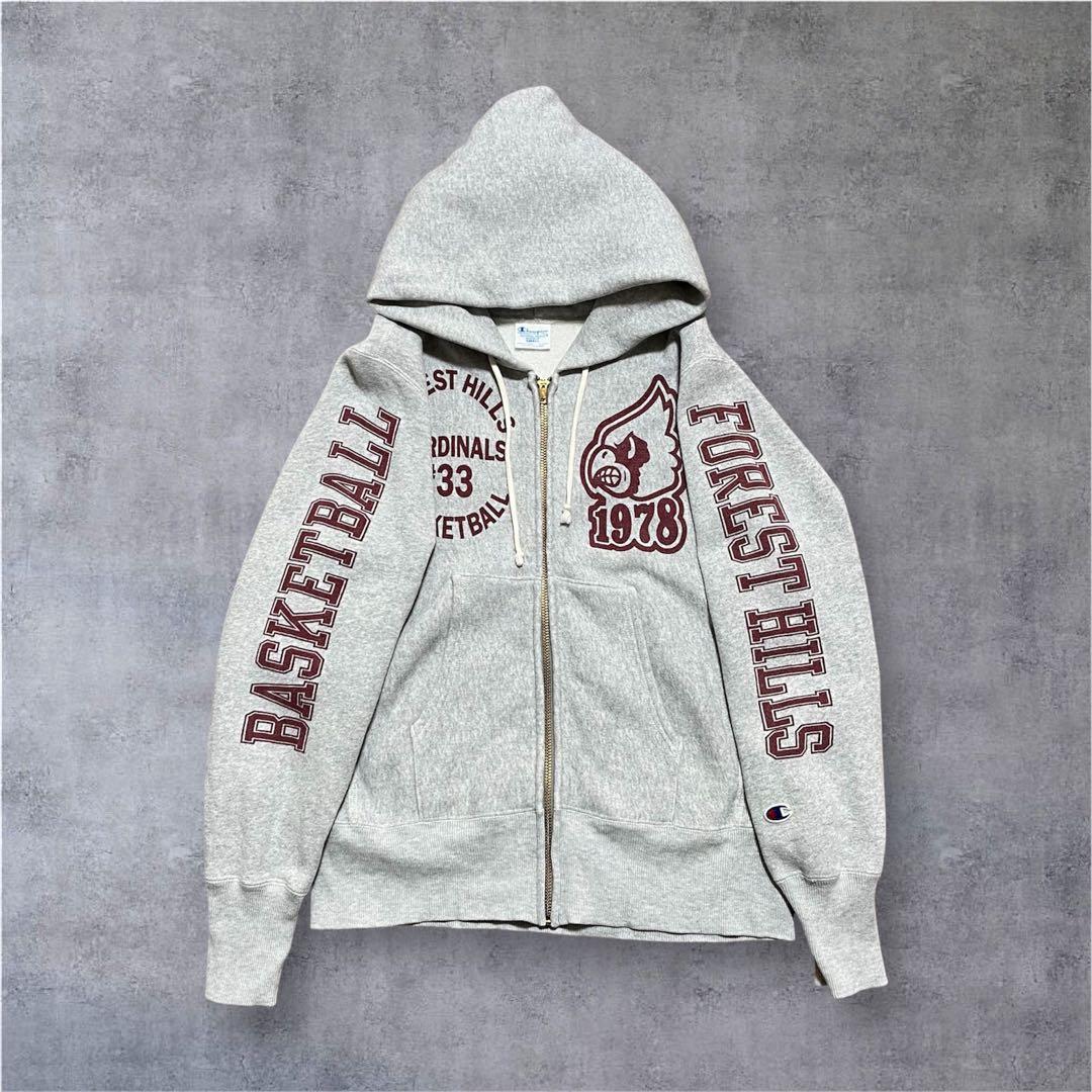 BUDDY別注Championリバースウィーブフルジップパーカー