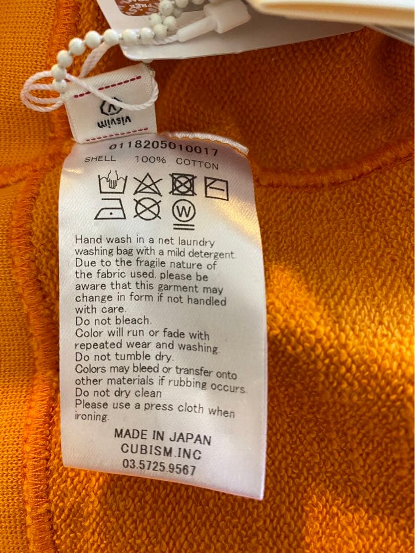 新品未使用　visvim ヴィズヴィム　パーカー