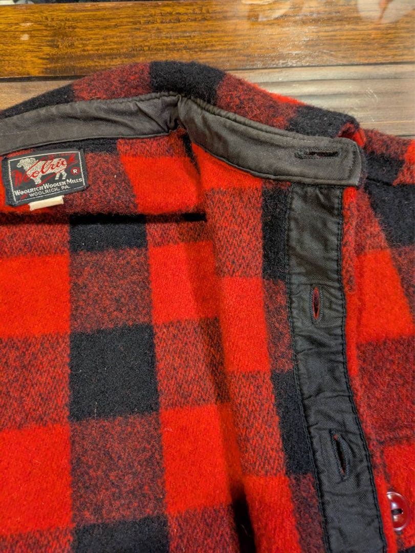 ヴィンテージ50.60sウールリッチ ウールシャツ 50s.60s Woolrich 長袖