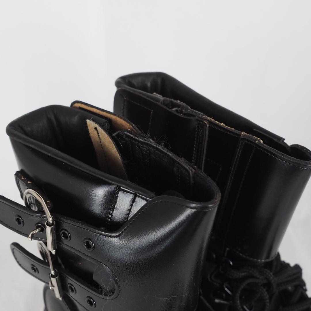 G0760*Shimon*安全靴*半長靴*警備靴*25.5cm3E*黒