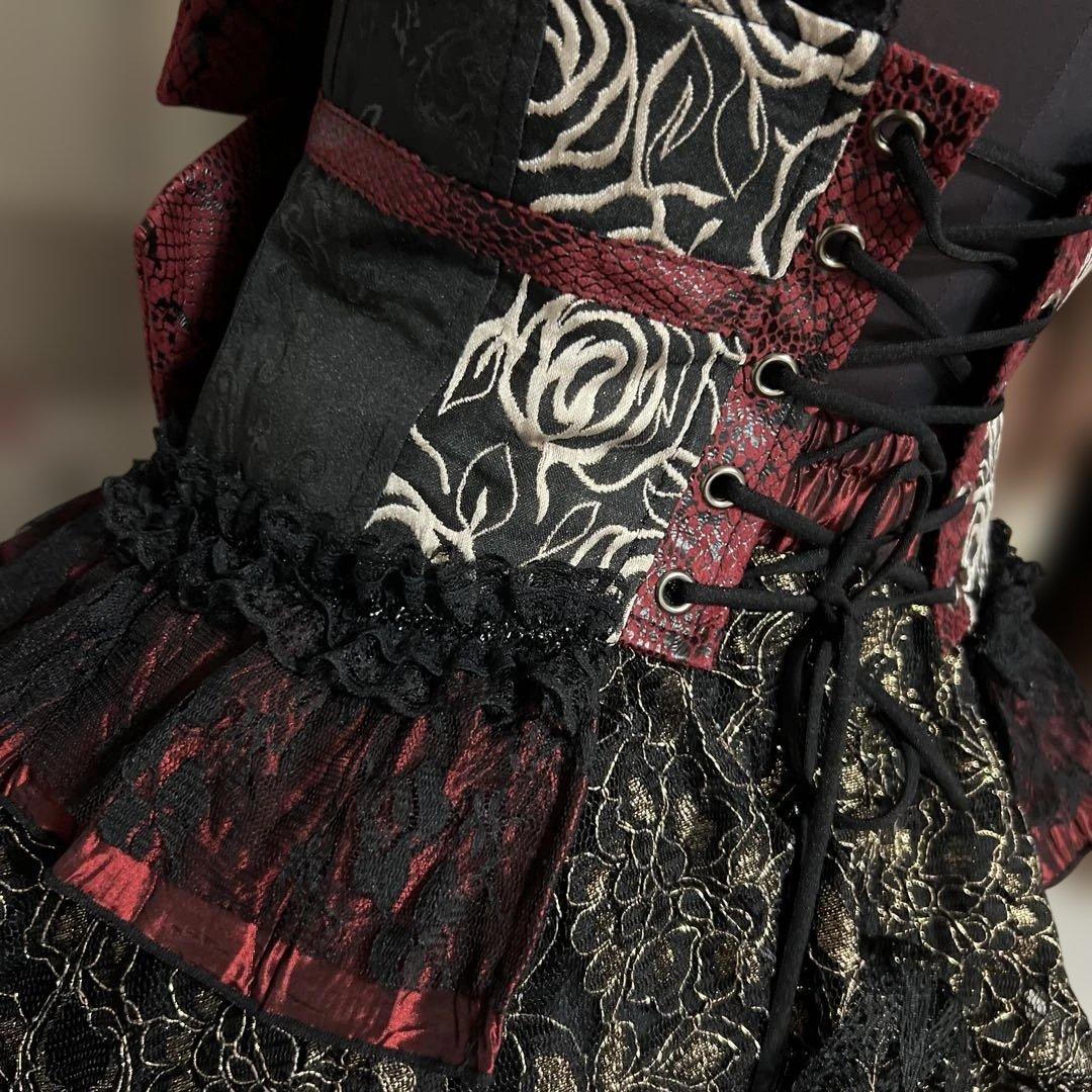 新品キューティーフラッシュ　コルセット付きスカートセット