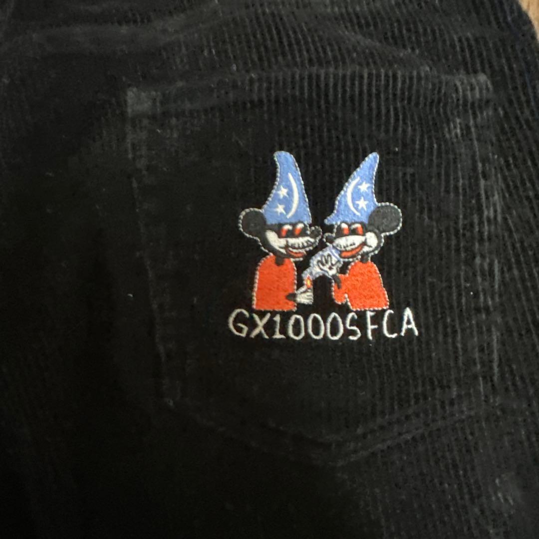 激レア‼️GX1000 コーデュロイパンツ ブラックデニム