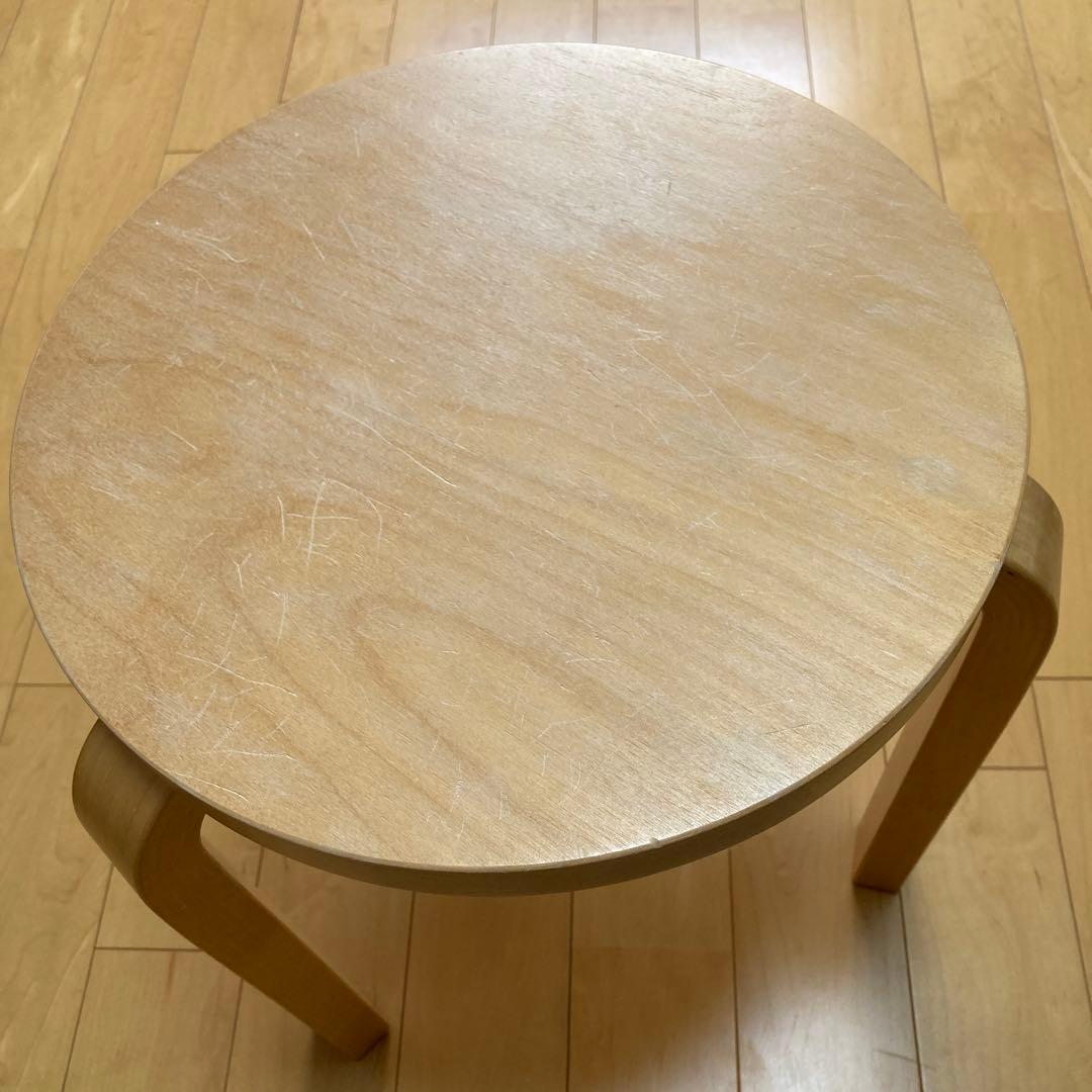 artek スツール60 中古　80周年焼き印あり　アアルト　アルテック