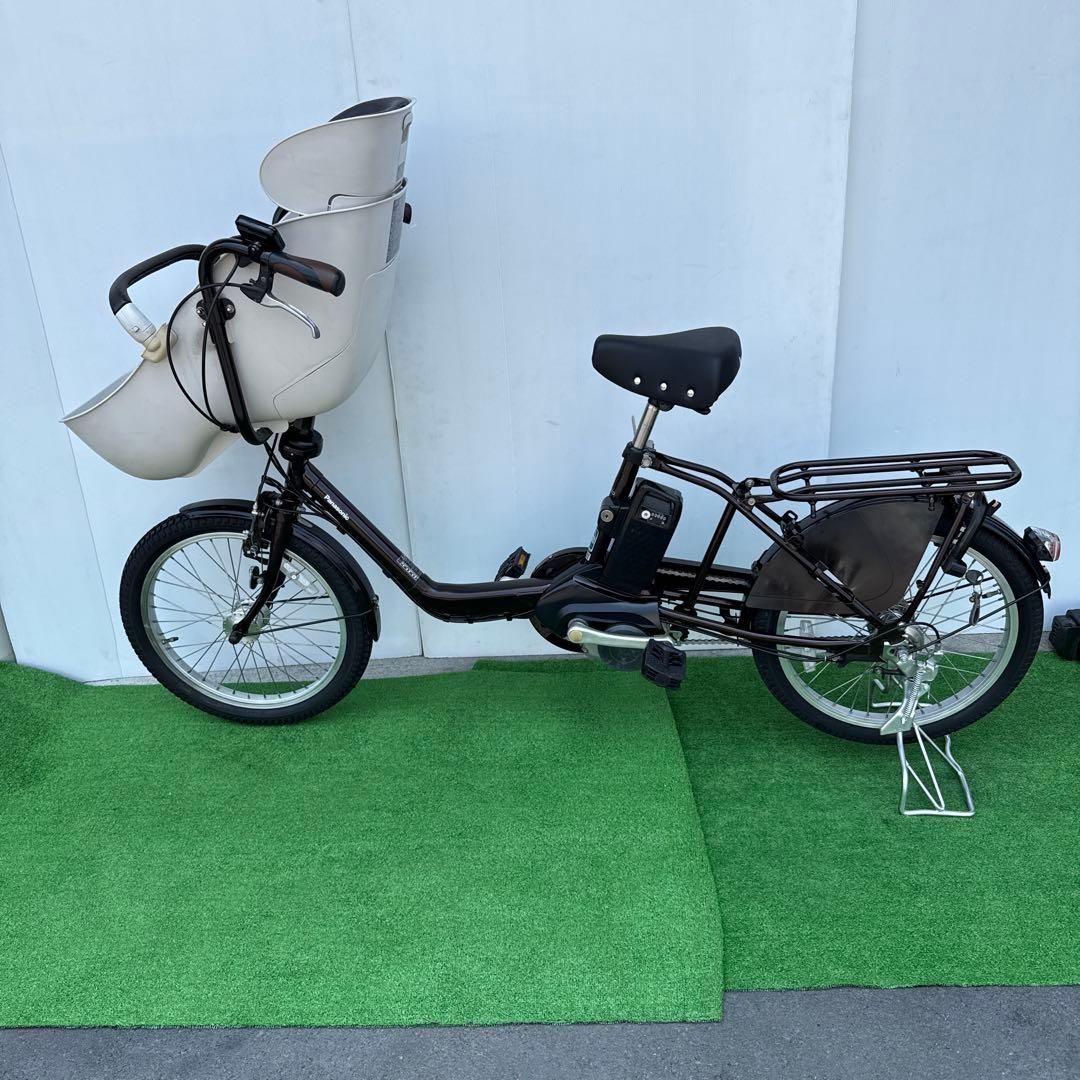 Panasonic製の電動アシスト自転車、シルバー 引き取り限定 Panasonic