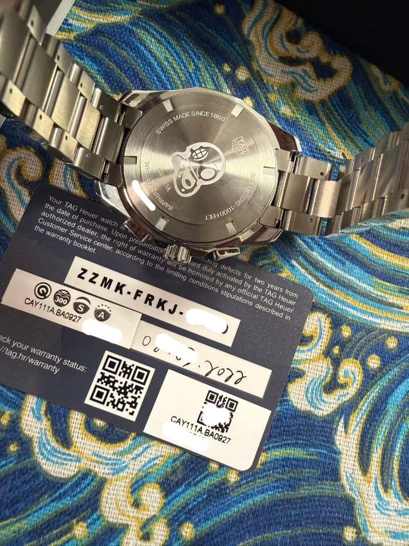 TAG Heuer 腕時計 アクアレーサー CAY111A.BA0927