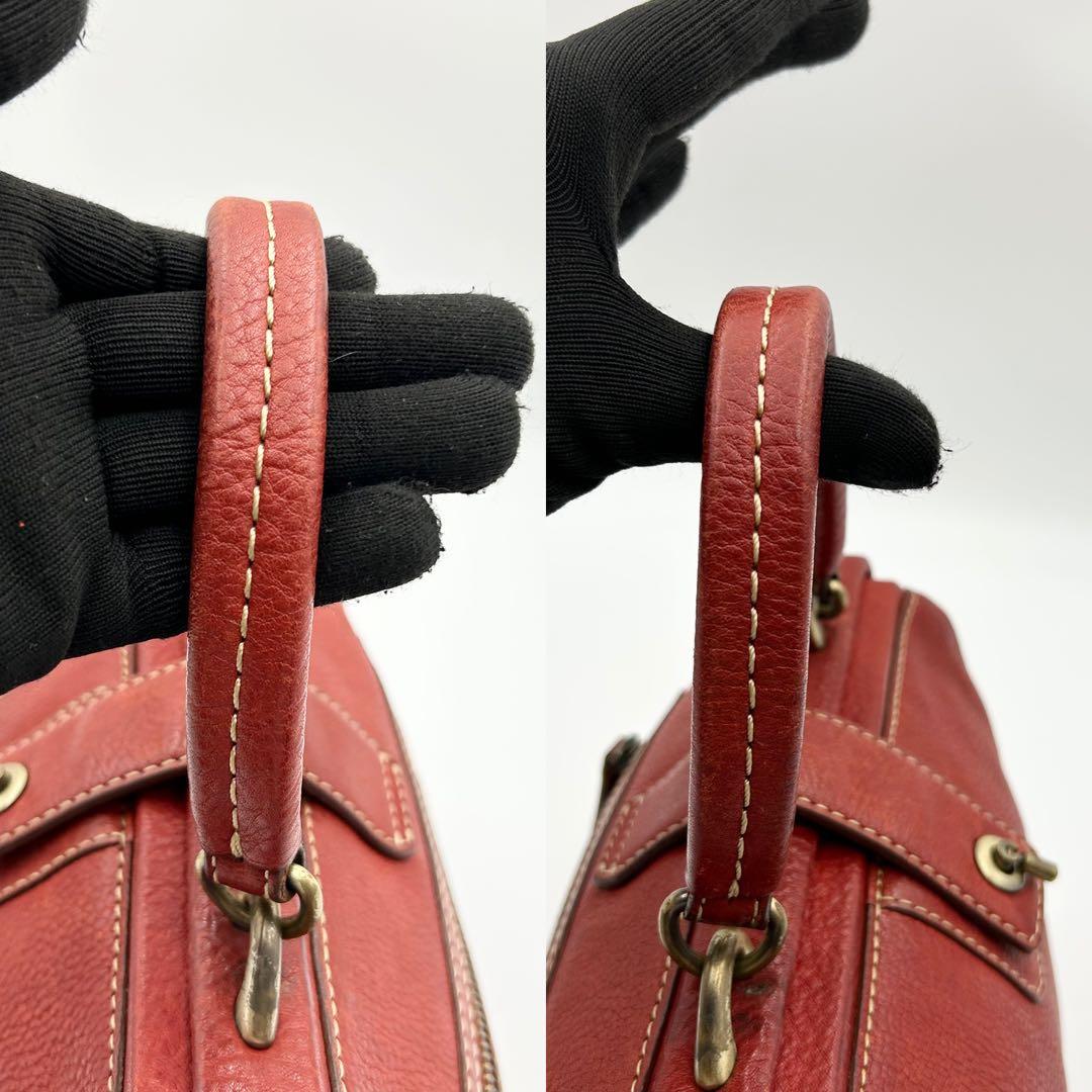 現行✨ 土屋鞄 ポストミニショルダー 2way トーンオイルヌメ ロック金具