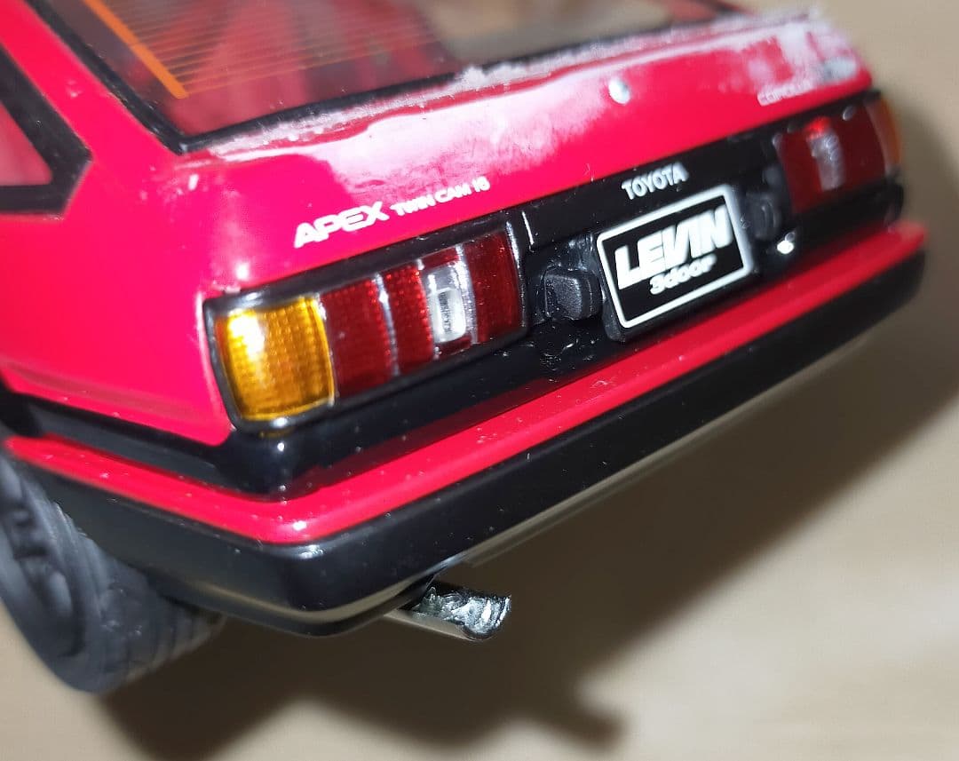 川崎忍 アオシマ DISM 1/24 AE86 レビン 2台セット 現状品