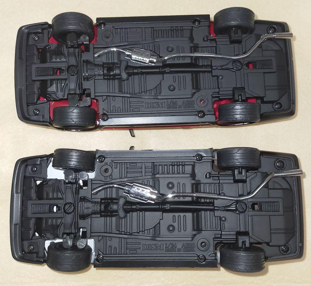 川崎忍 アオシマ DISM 1/24 AE86 レビン 2台セット 現状品