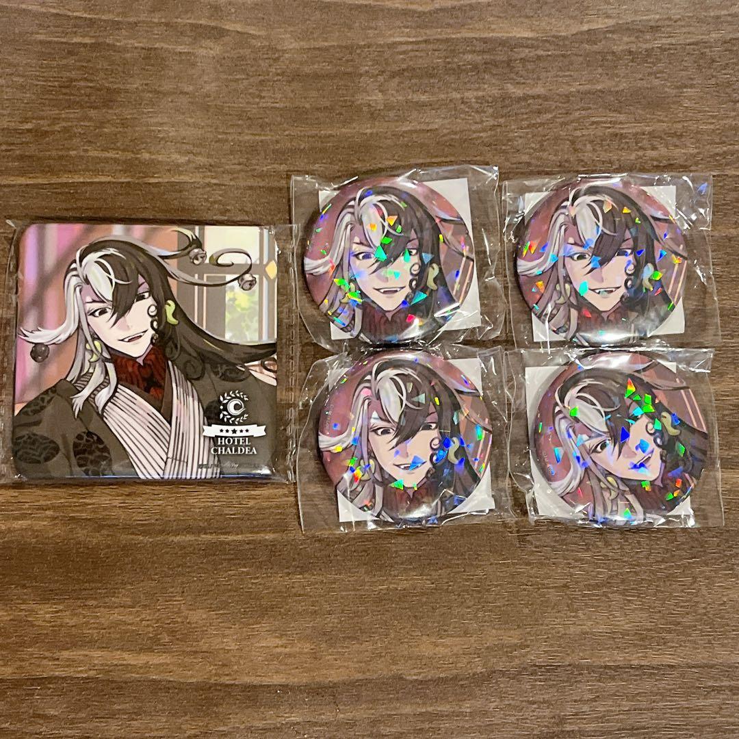 Fate fgo ホテルカルデア 蘆屋道満 スクエア缶バッジ 缶バッジ - メルカリ