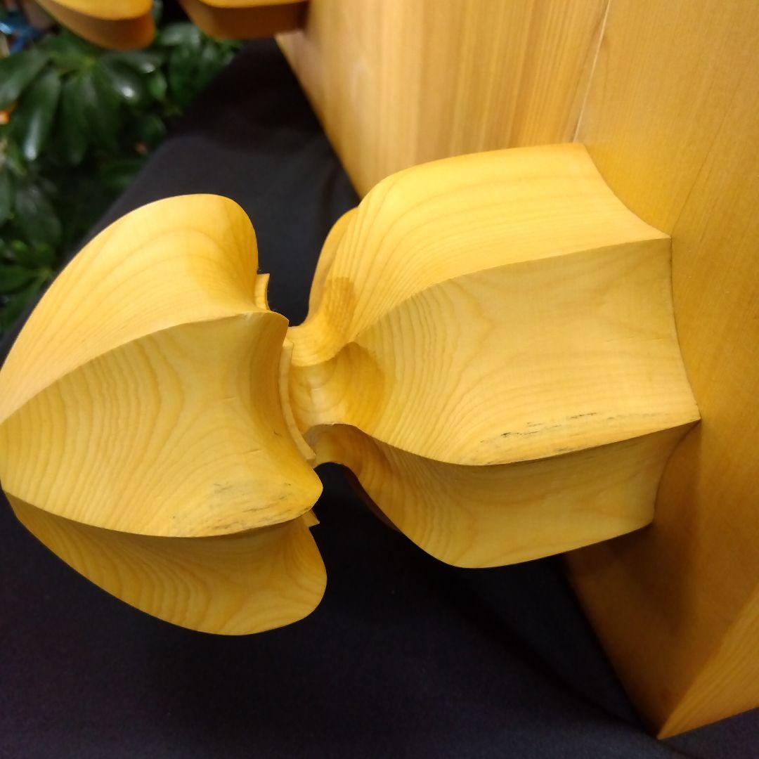 【国産　本榧　6寸碁盤　木表】