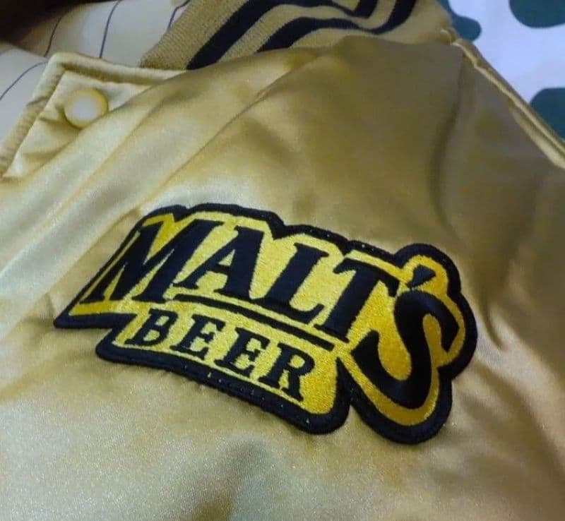 サントリービール☆モルツ☆ゴールドジャケット☆リバーシブルタイプ 1995 サントリー モルツ球団 リバーシブルスタジアムジャンパー L