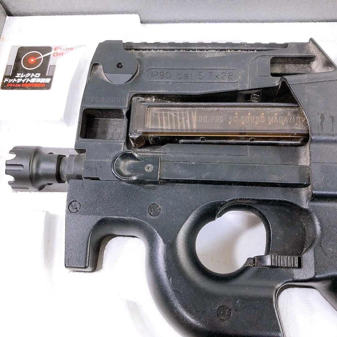 ゆ*ー様 ジャンク品 東京マルイ 電動エアガン P-90 サブマシンガン トイガ