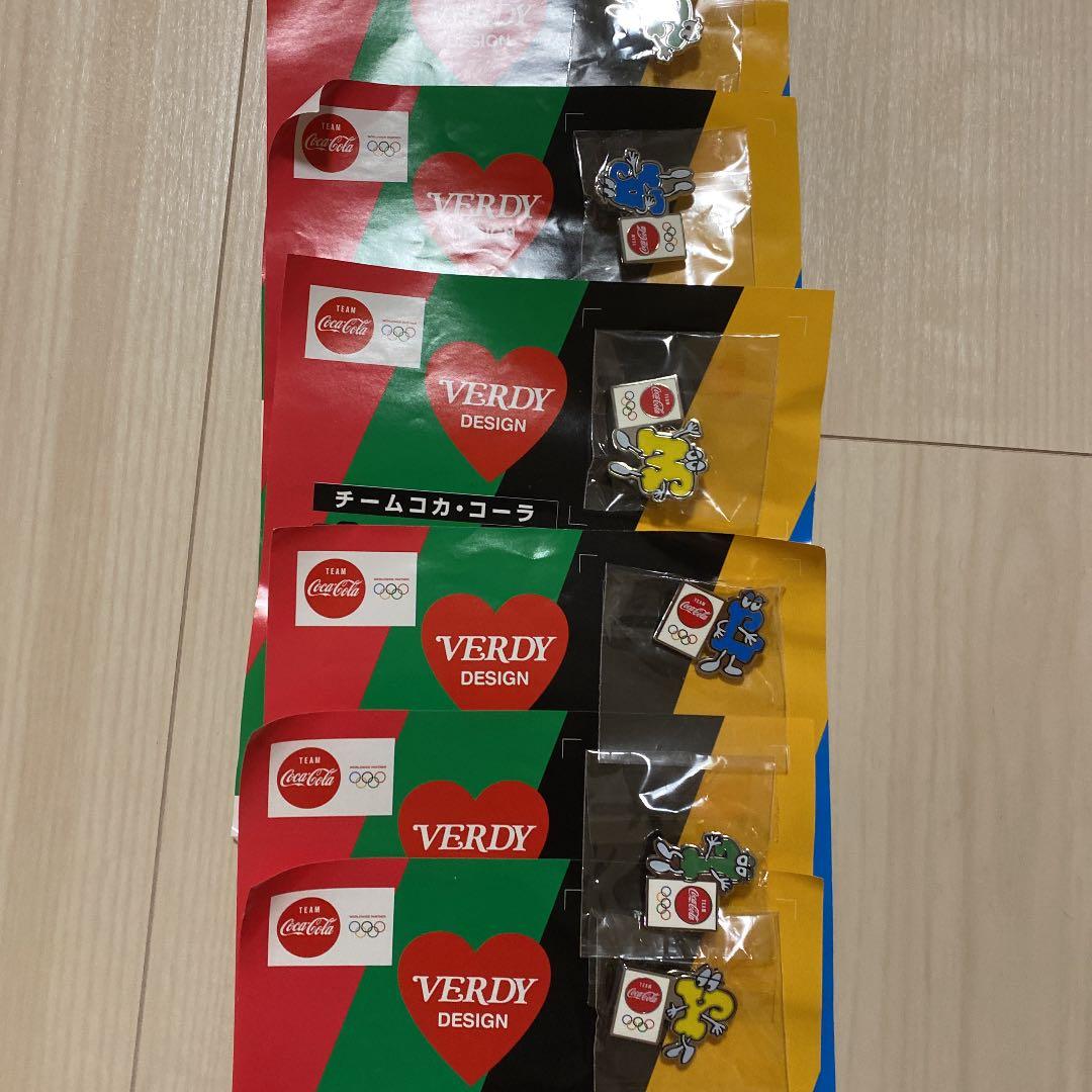 2020東京オリンピック Verdyデザインコカコーラピンバッジ 6点セット