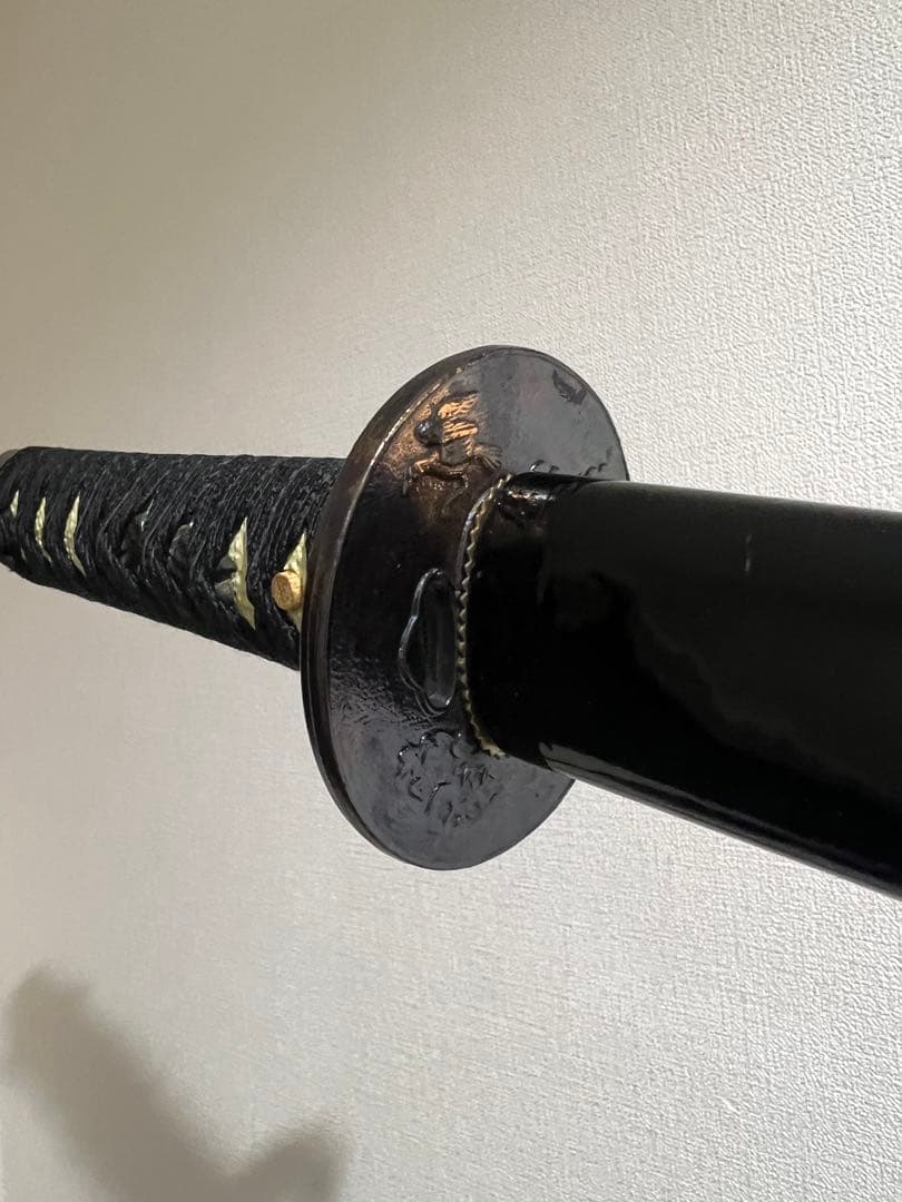 模造刀 黒石目 剣舞演劇用 アルミ刀身 小刀