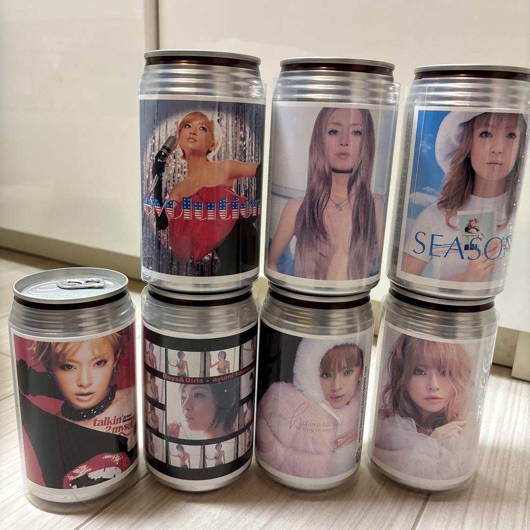 浜崎あゆみ サントリー 烏龍茶 オリジナルラベル缶 アユ缶 7本セット